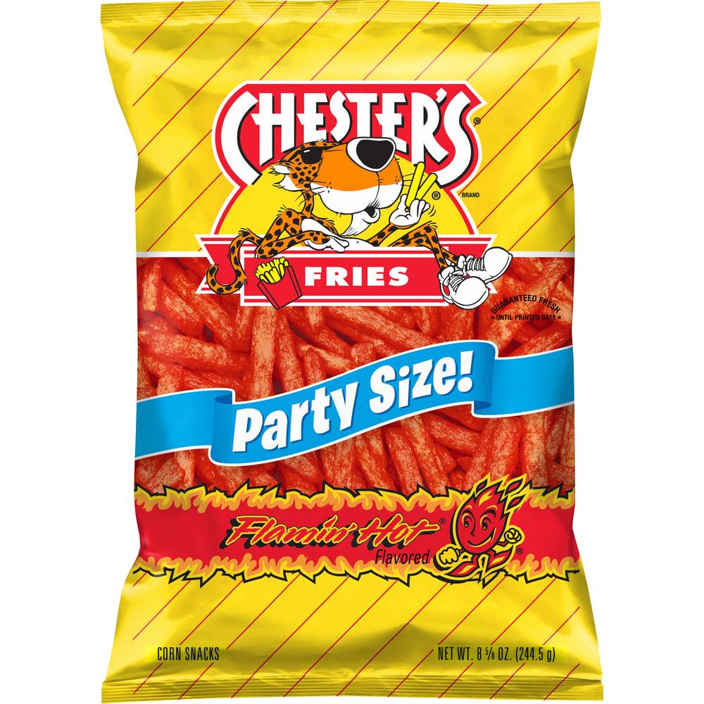 Chester's Fries Corn Snacks (flamin hot)