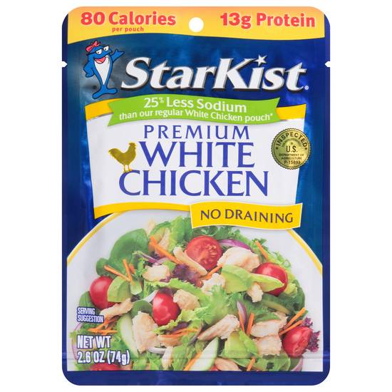 Starkist Less Sodium Premium White Chicken