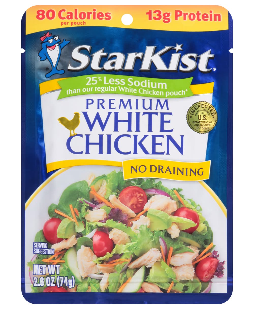 StarKist Less Sodium Premium White Chicken (2.6 oz)