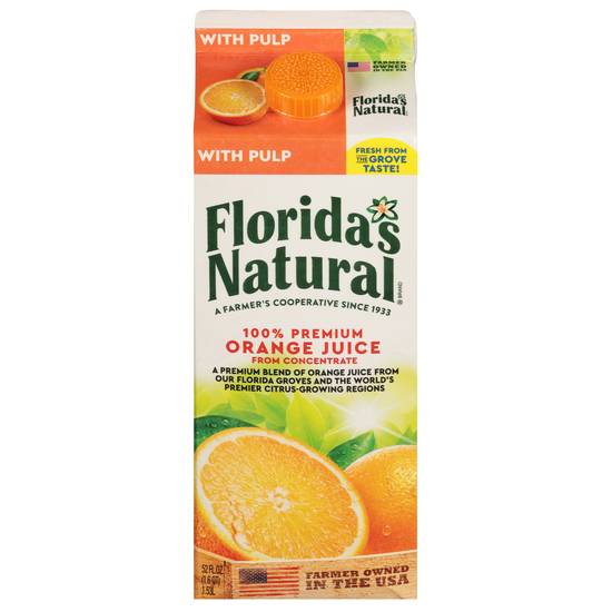 Florida's Natural 100% Premium Juice (52 fl oz) (orange)