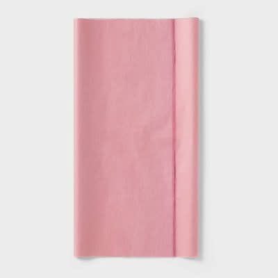 Spritz Pegged Tissue Papers, 16.5x24 In, Pink (8 ct)