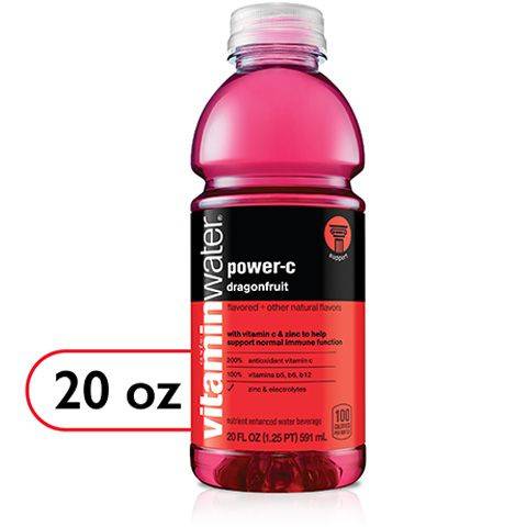 Vitamin Water Power C Dragon Fruit 20z