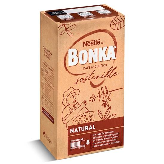 Café molido natural Bonka paquete (250 g)