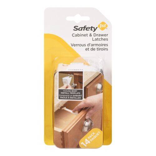 Safety 1st Wide Grip Cabinet & Drawer Latches (pack of 14)