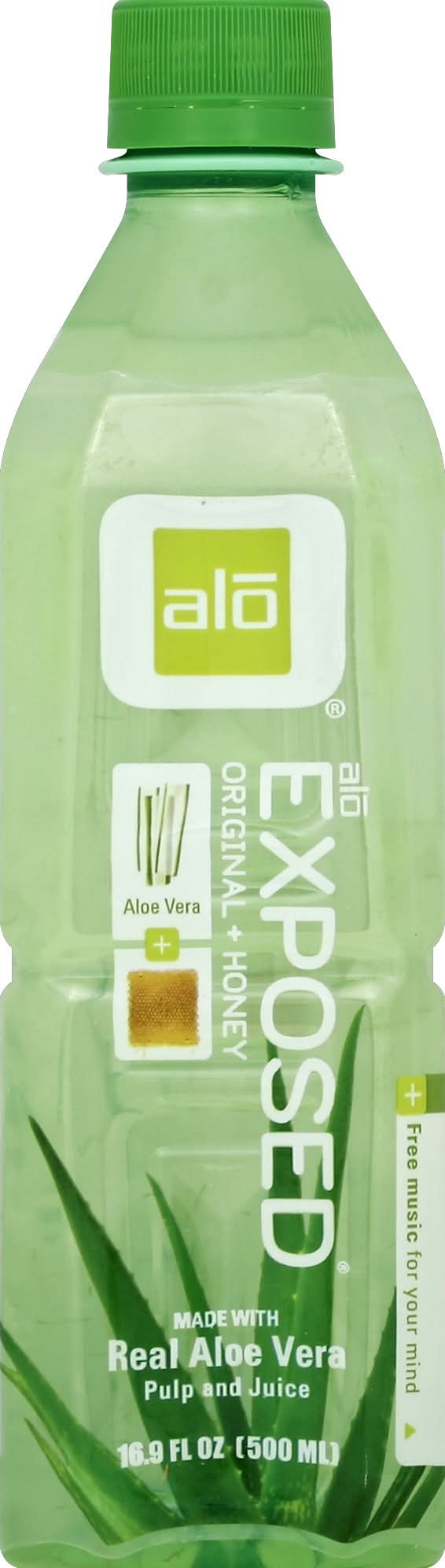 Alo Exposed Juice Drink, Aloe Vera-Honey (16.9 fl oz)