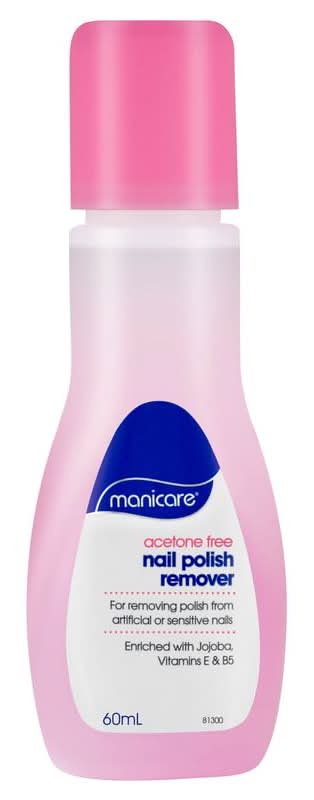 Manicare Nail Polish Remover Acetone Free 60ml