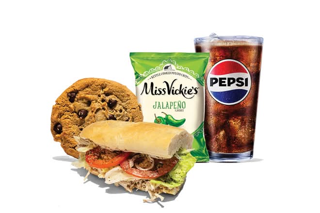 $9.99 Duo with Chips, Drink & Cookie