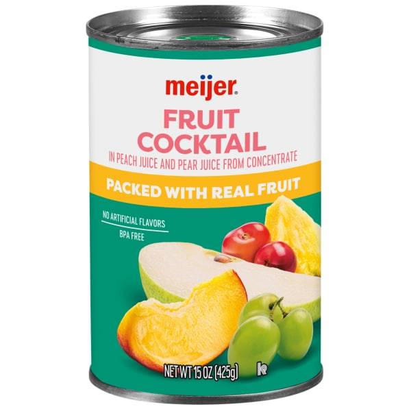 Meijer Mixed Fruit Cocktail in 100% Juice