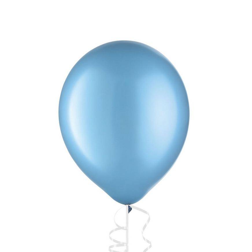 Uninflated 1ct, 12in, Powder Blue Pearl Balloon