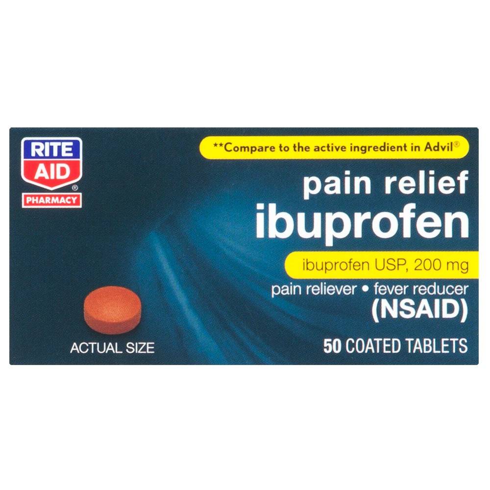 Rite Aid Ibuprofen Usp 200 mg Pain Reliever & Fever Reducer