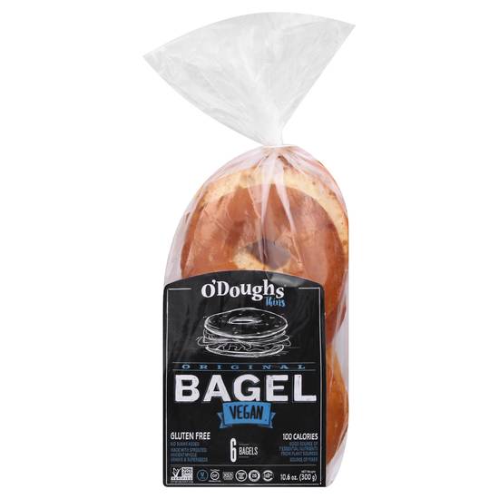 O'doughs Thins Vegan Original Bagels (6 ct )