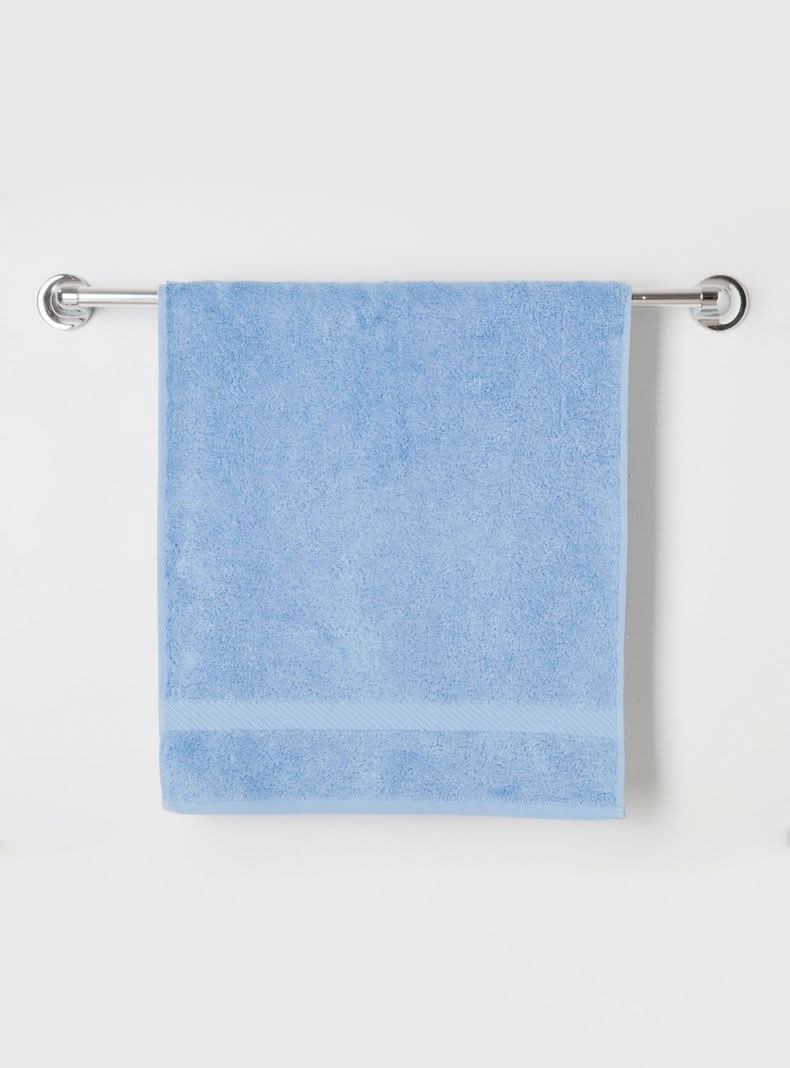 Lourdes · Toalla de mano - 45 x 90 cm - Celeste