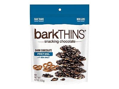 barkTHINS Pretzels, Dark Chocolate with Sea Salt, 4.7 Oz. (004013)