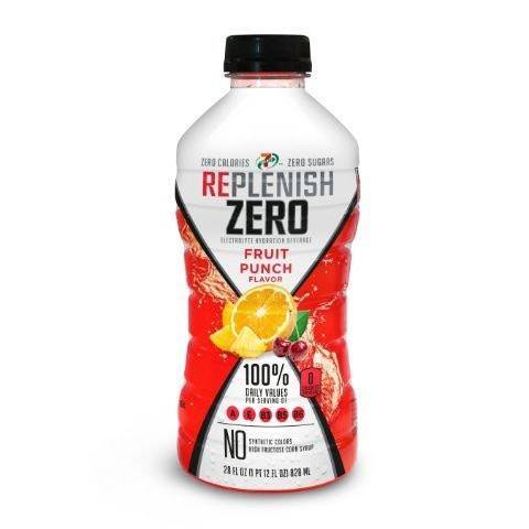 7-Select Replenish Zero Fruit Punch (28oz plastic bottle)
