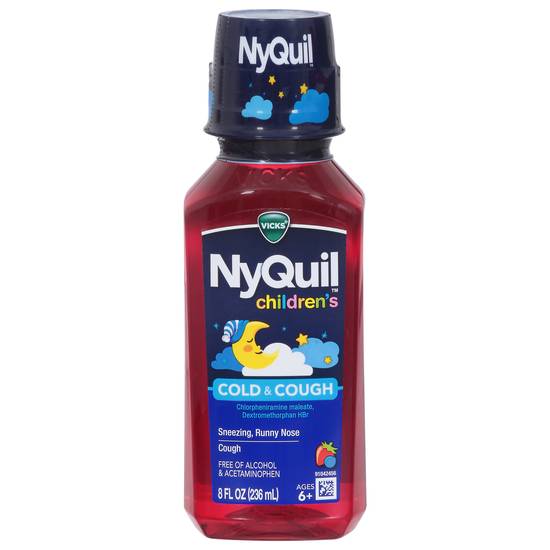 Vicks Children's Nyquil Cold & Cough Multi-Symptom Relief (8 fl oz)