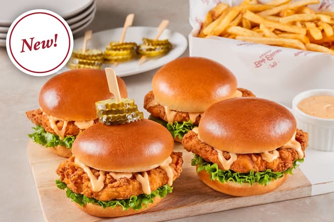 Double Dippin' Fried Chicken Sandwich Family Meal