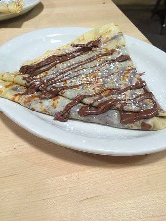 Crêpe sucrée au nutella