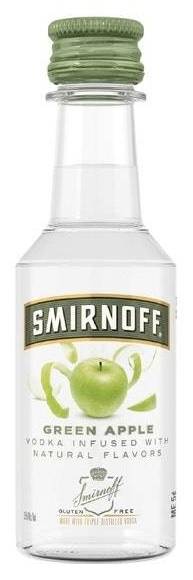 Smirnoff Vodka, Green Apple (50 ml)