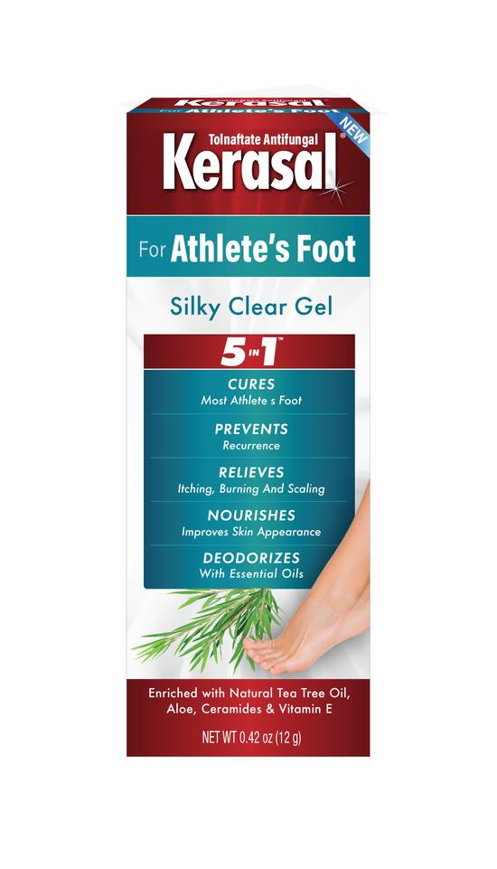 Kerasal Athlete's Foot 5-in-1 Silky Clear Gel - 0.42 oz