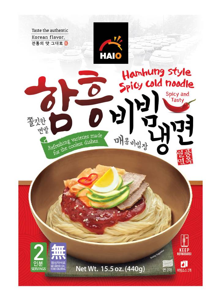 Haio Hamhung Style Spicy Cold Noodle (15.5 oz)
