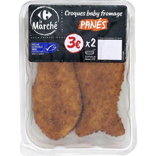 Carrefour Le Marché - Croques baby fromage panés