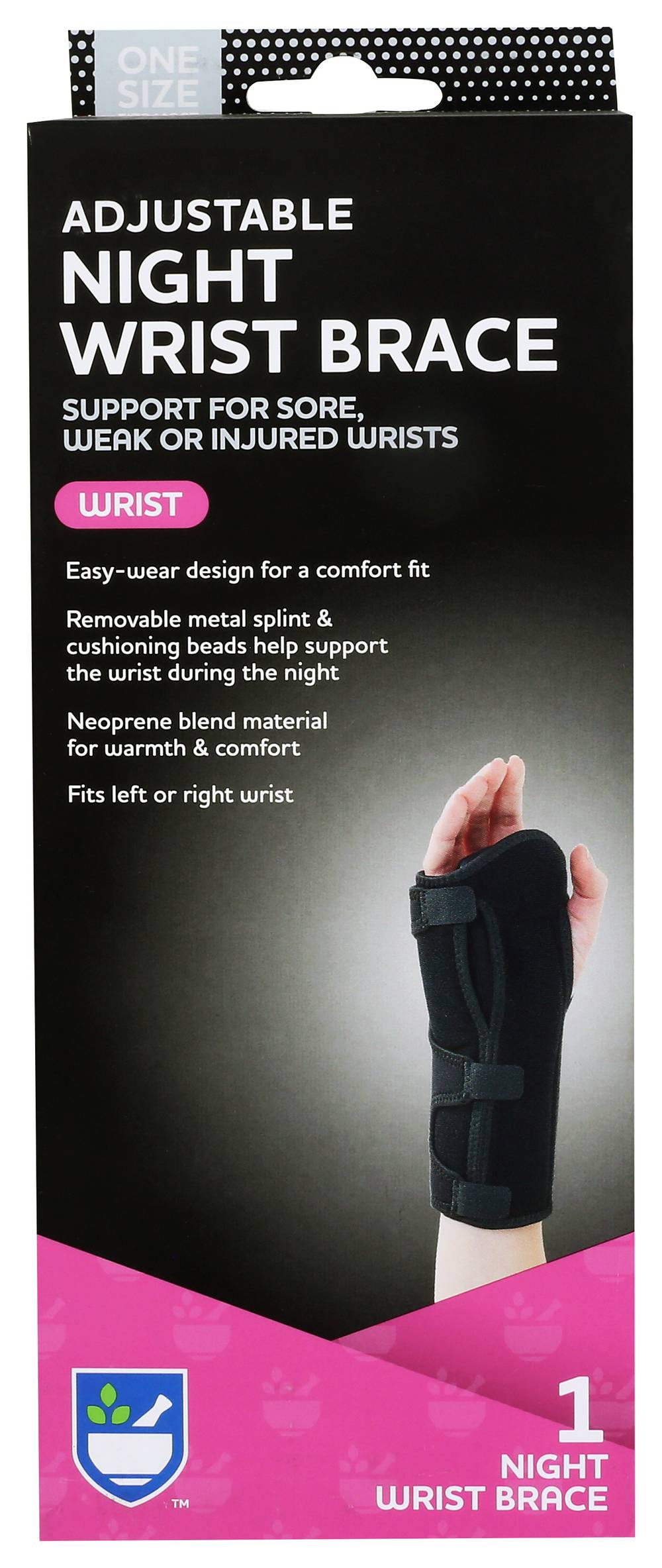 Rite Aid Adjustable Night Wrist Brace