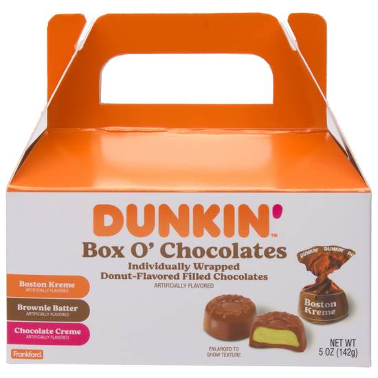 Order Dunkin Box O' Chocolates - 5 oz food online from Rite Aid store, Costa Mesa on bringmethat.com