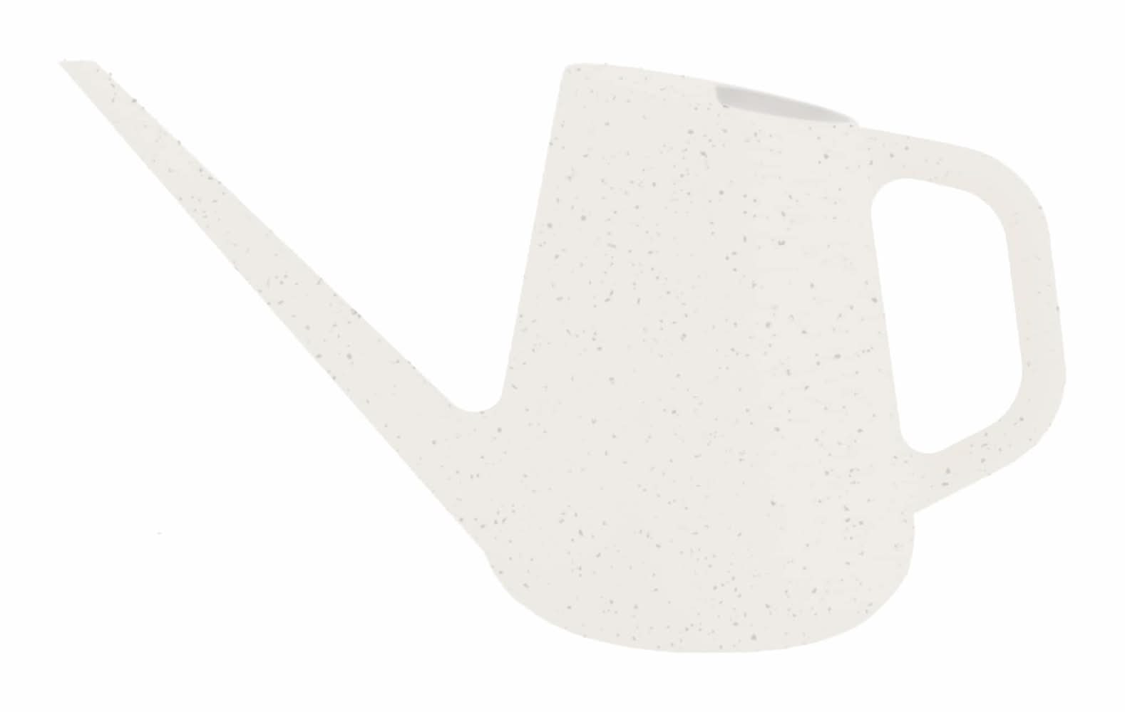 Bloem Fern 1-Gallon Vanilla Bean Plastic Traditional Watering Can