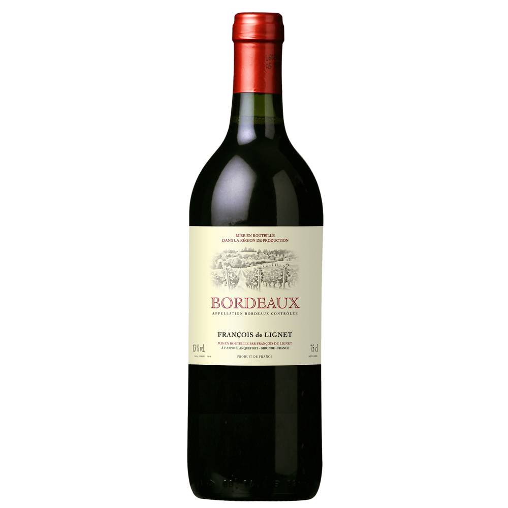 François de Lignet - Vin rouge AOP Bordeaux (750 ml)