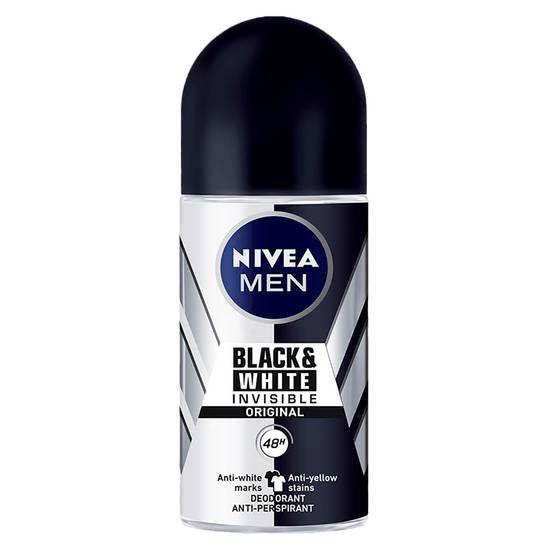 Nívea Desodorante Rollon Invisible Black&White 50 Ml.
