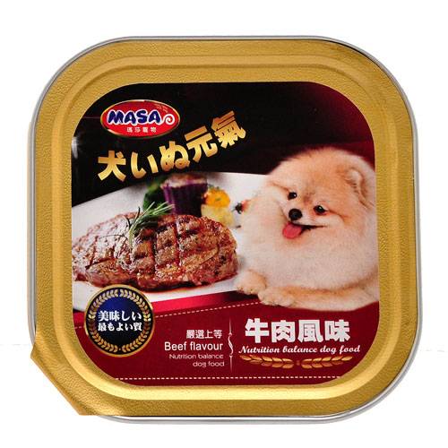 瑪莎犬用餐盒-牛肉風味100g/A012-1/4716609943780