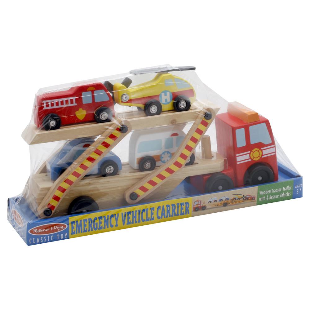 Melissa & Doug Emergency Vehicle Carrier (1.61 lbs)