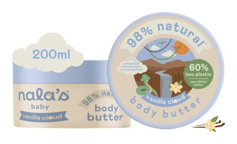 Nala's Baby Vanilla Cloud, Natural Body Butter (200ml)