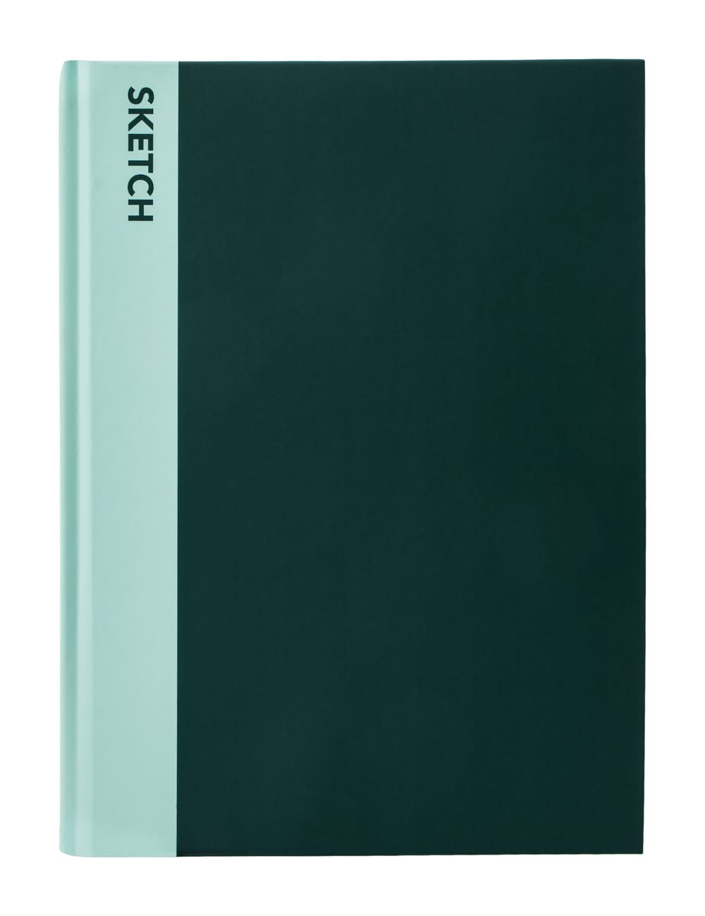 Side Bound Sketch Book Green