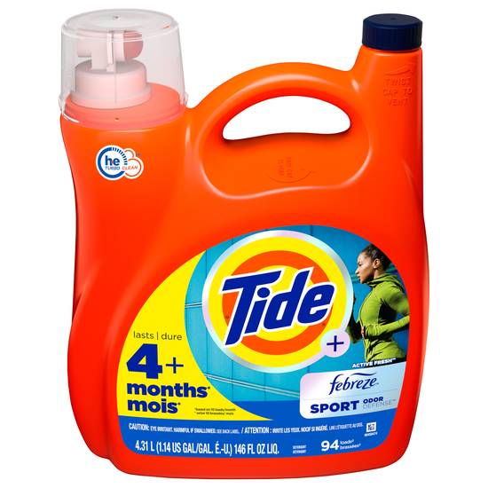 Tide Plus Clean Liquid Laundry Detergent