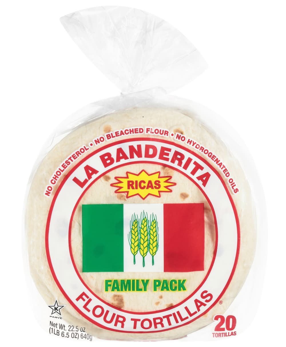 La Banderita Flour Tortillas Family pack (22.5 oz, 20 ct)