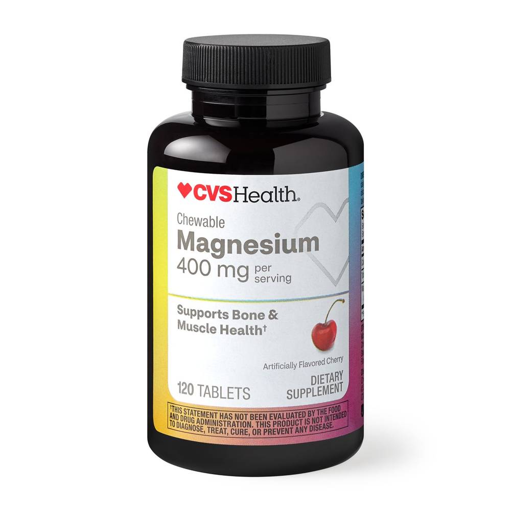 Cvs Health Magnesium Chewable Tablets, 120 Ct