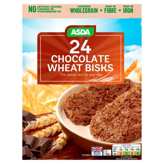 Asda 24 Chocolate Wheat Bisks