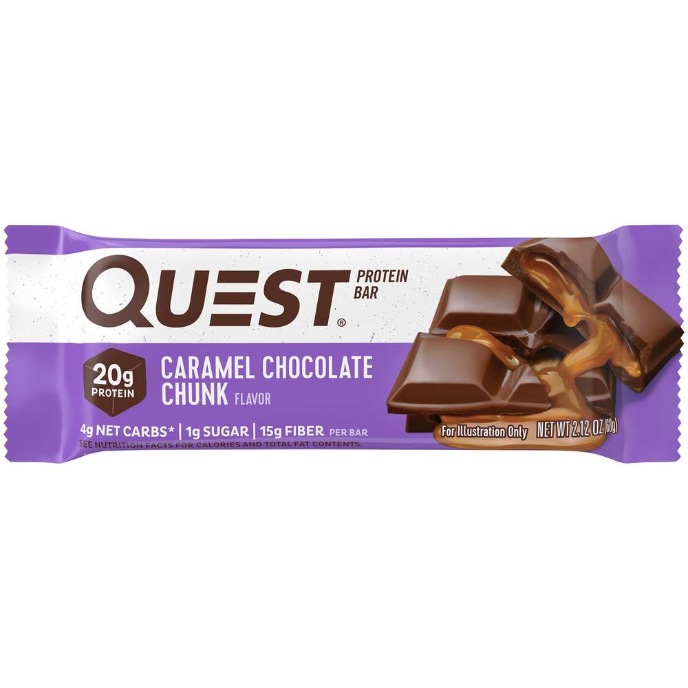 Quest Protein Bar, Caramel Chocolate Chunk (2.12 oz)