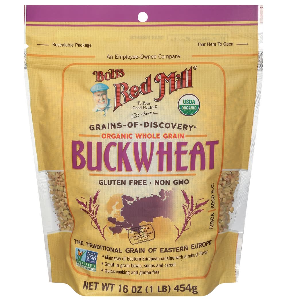 Bob's Red Mill Organic Gluten Free Whole Grain Buckwheat (16 oz)