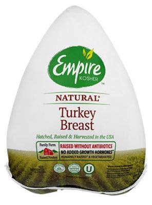 Empire Kosher Turkey Breast Frozen - Weight Between 4-8 Lb