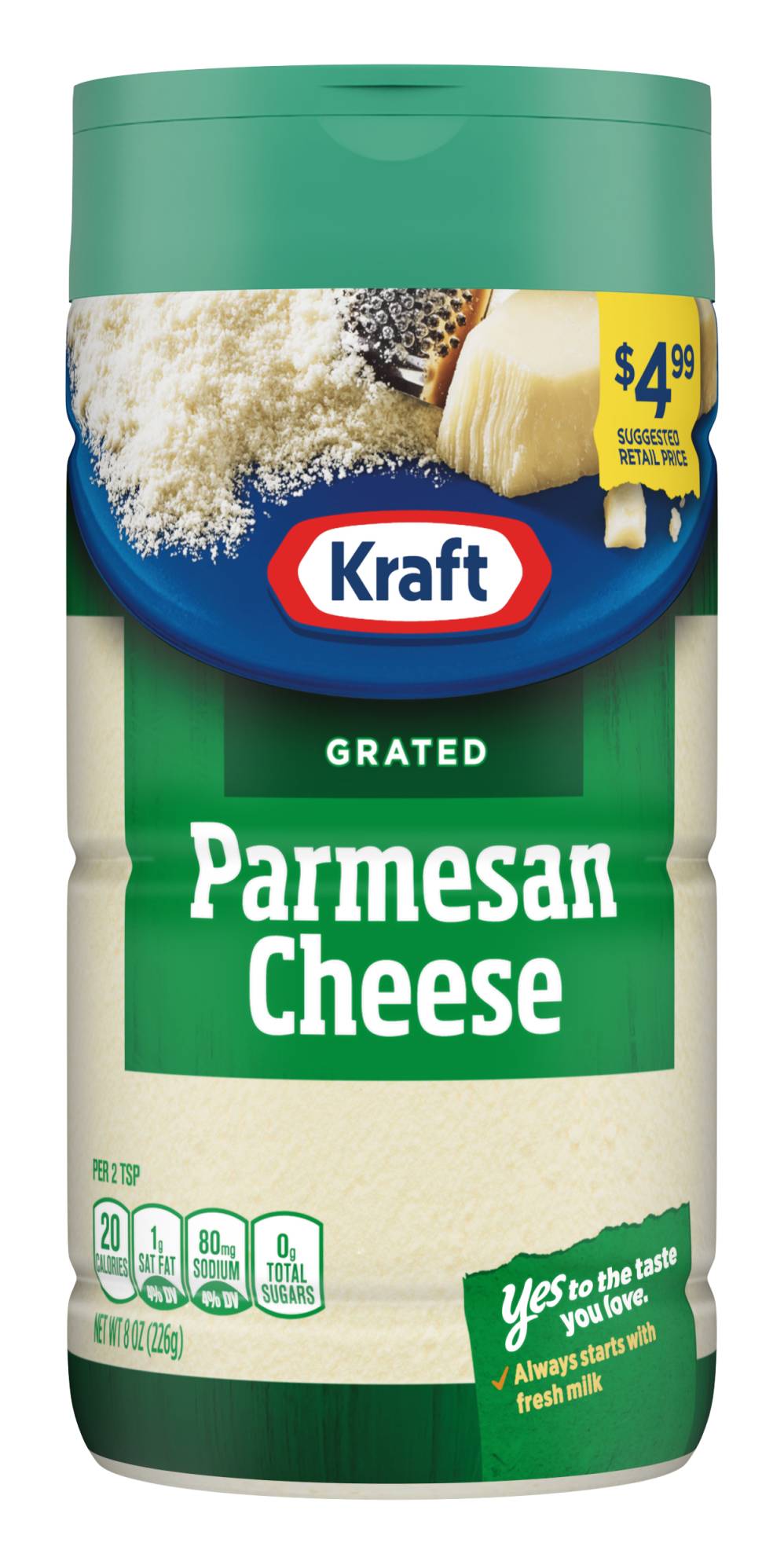 Kraft Grated Parmesan Cheese (8 oz)