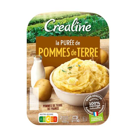 Créaline - Purée fraîche de pommes de terre (2 pièces)