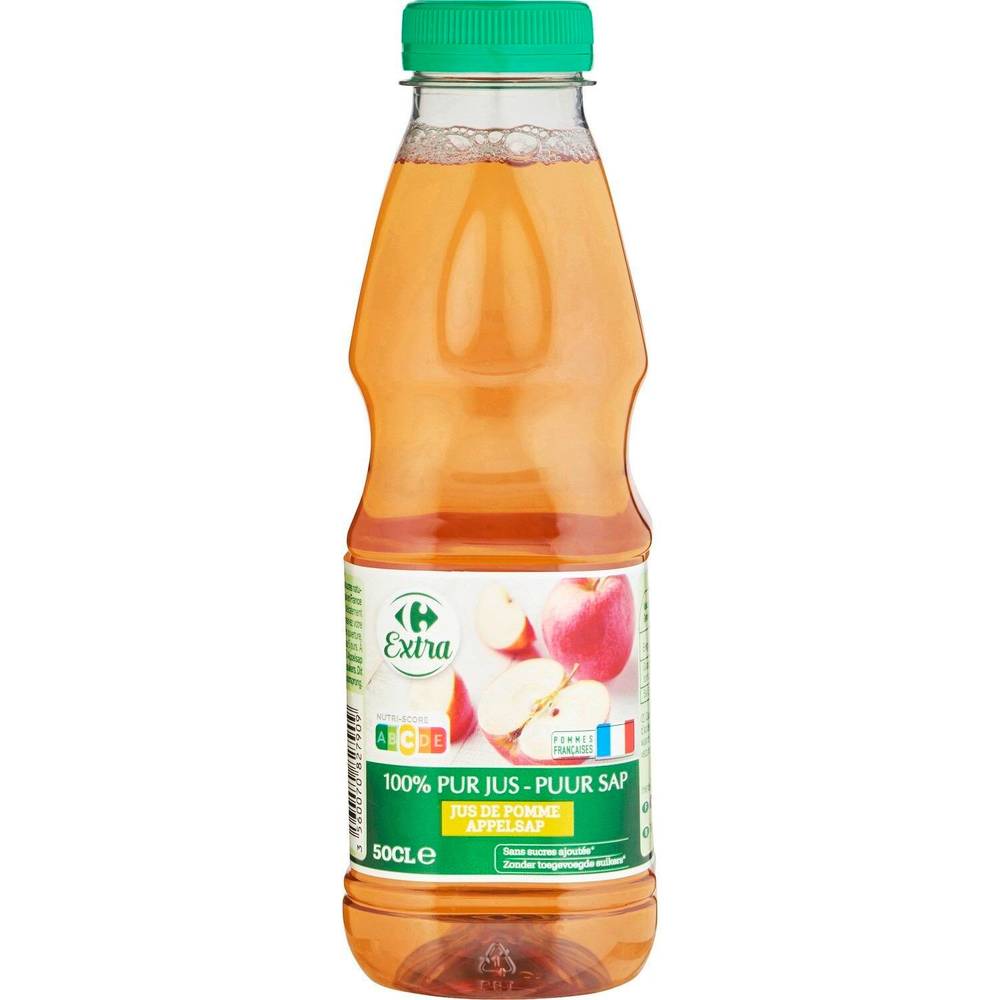 Carrefour - Jus de pomme pur jus (50 cl) (500ml)