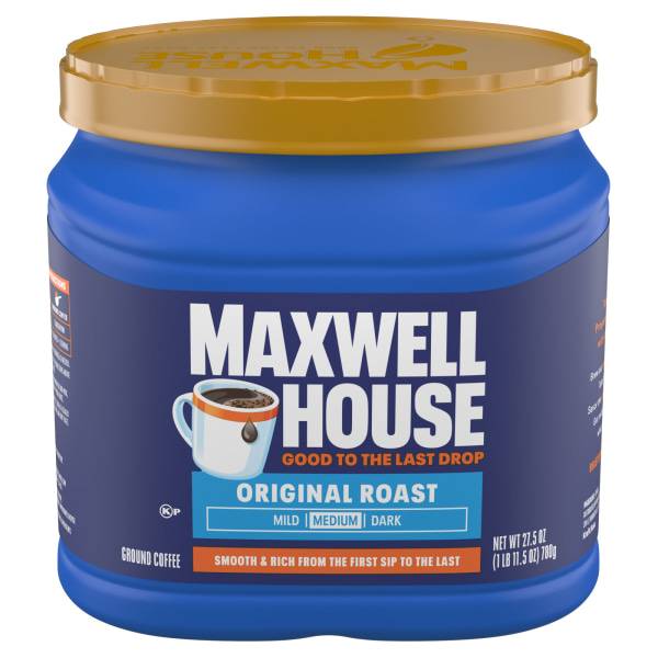 Maxwell House Original Roast Coffee, Medium Roast, 27.5 Oz
