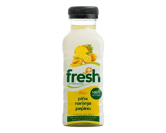 +Fresh jugo mix (300 ml) (piña-naranja-pepino)
