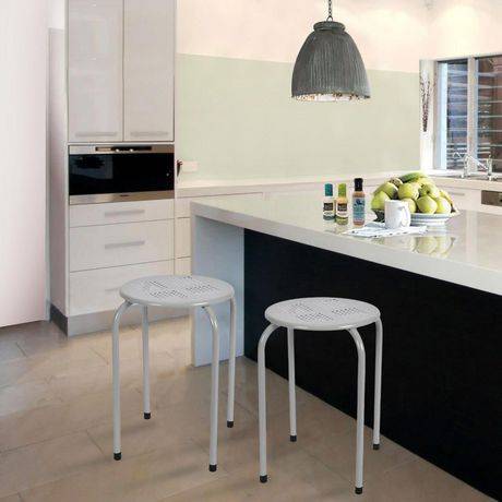 Hometrends Metal Stool (grey)