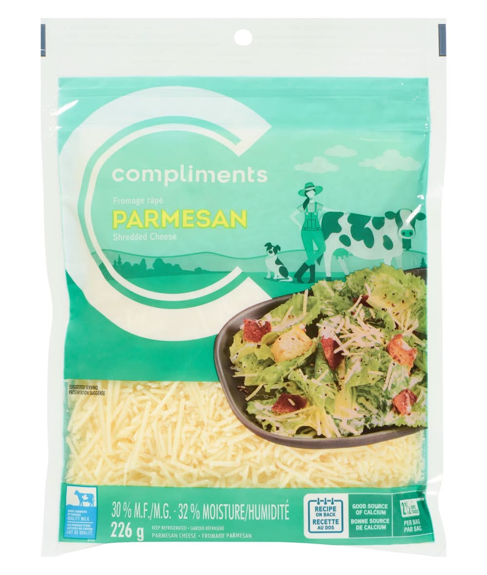 Compliments Shredded Cheese Parmesan (226 g)