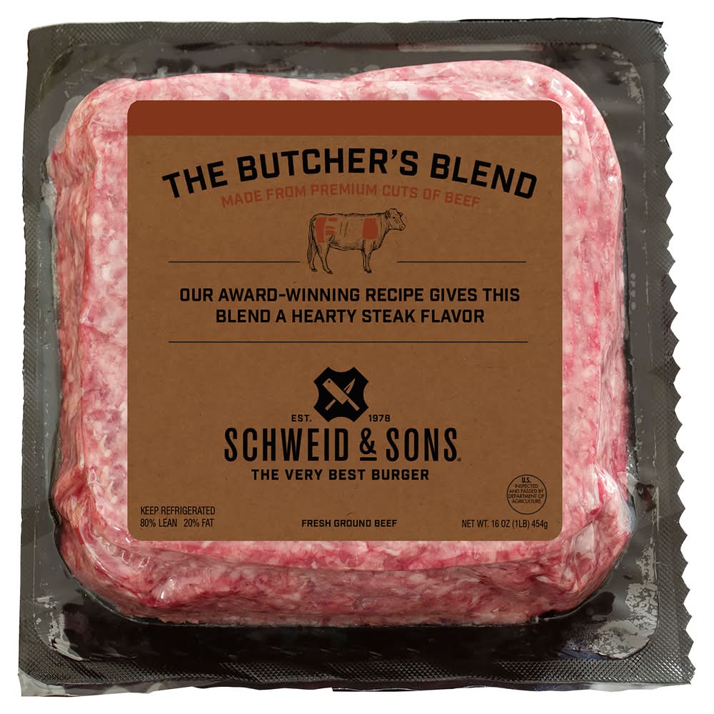 Schweid & Sons Butcher's Blend Ground Beef (16 oz)