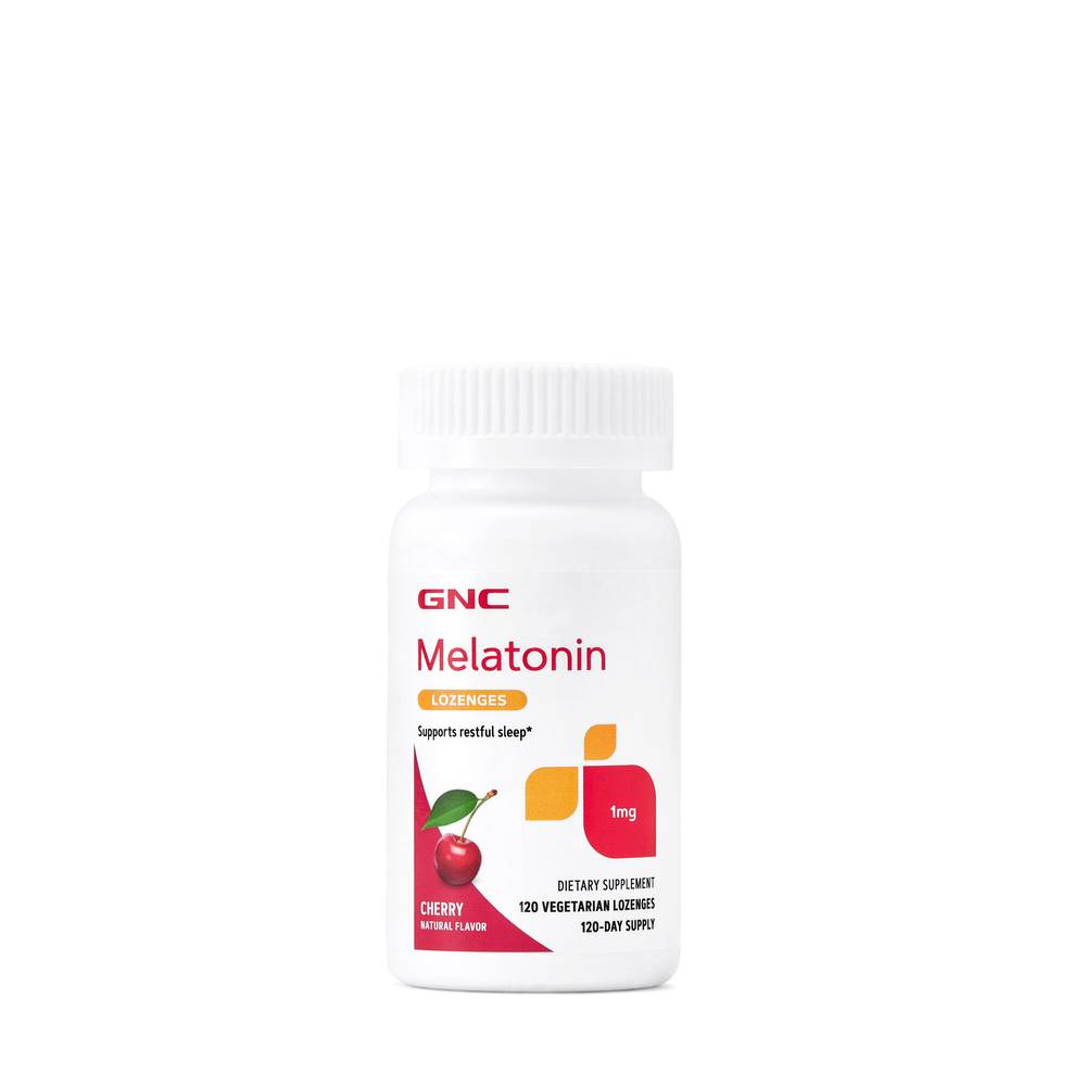 Melatonin Lozenges 1 mg - Cherry - 120 Vegetarian Lozenges (120 Servings) (1 Unit(s))